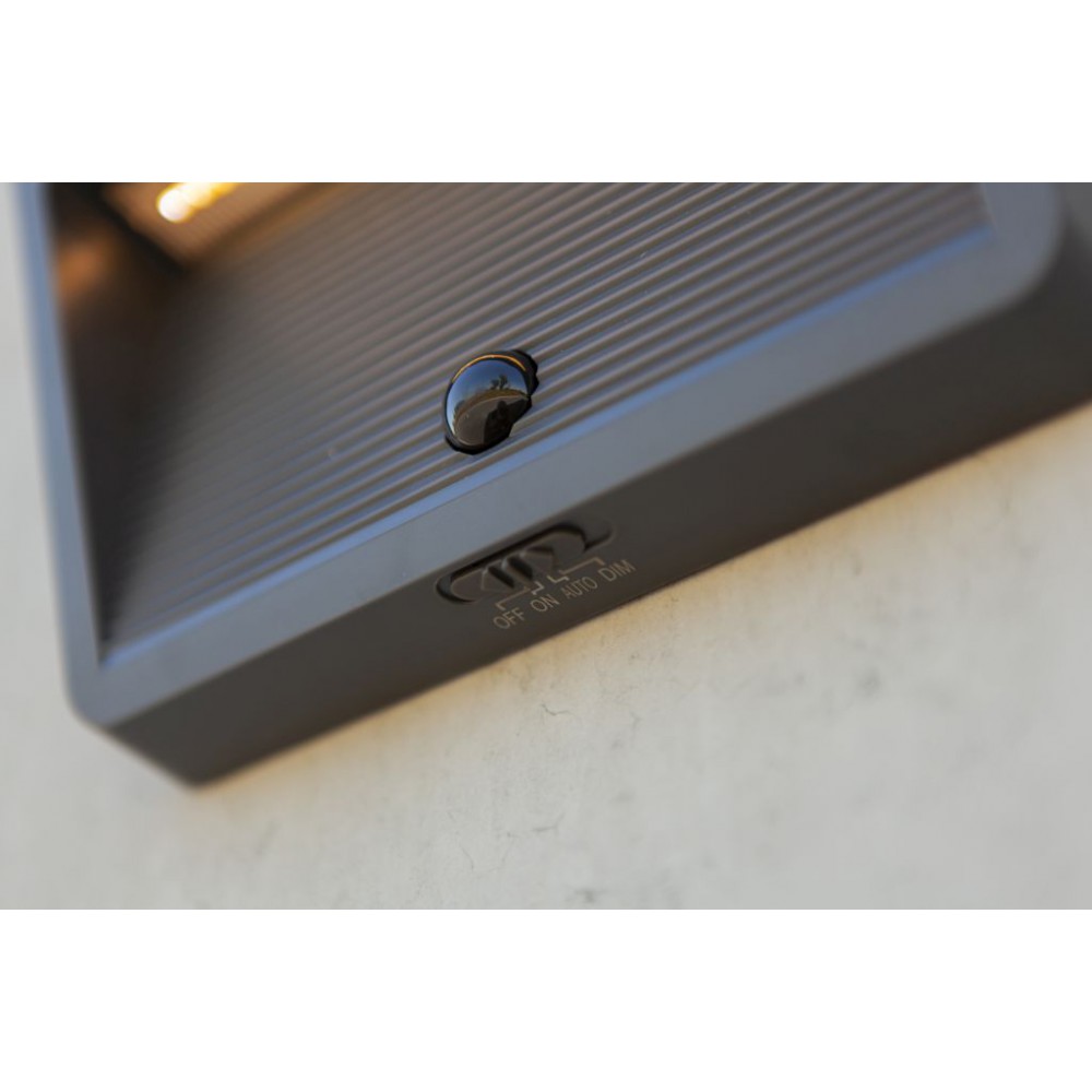 LED Ηλιακό Φωτιστικό Επίτοχιο Με Αισθητήρα 11,5W 3000K IP44 LINKO LUTEC