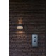 LED Επιτοίχιο Φωτιστικό Αλουμίνιο Σκούρο Γκρι 11W IP54 LOTUS LUTEC
