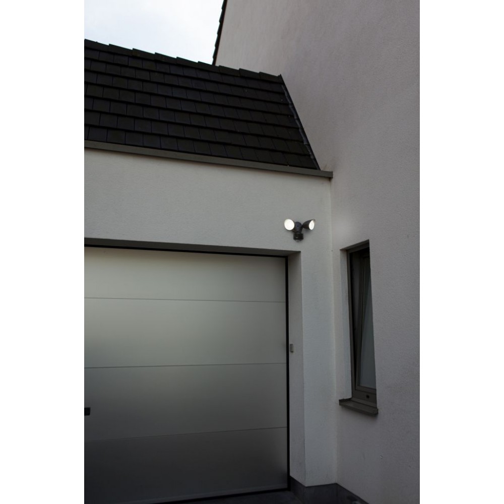 Φωτιστικό Τοίχου με Ανιχνευτή Κίνησης & Κάμερας Ασφαλείας LED 19W / 1200Lm / 5000K / ΙP44 DRACO - LUTEC