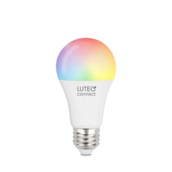 LED SMD CCT & RGB TUNABLE Λάμπα 3ης Γενιάς Με Εναλλαγή Φωτισμού A60 9W E27 240V - LUTEC CONNECT
