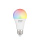 LED SMD CCT & RGB TUNABLE Λάμπα 3ης Γενιάς Με Εναλλαγή Φωτισμού A60 9W E27 240V - LUTEC CONNECT