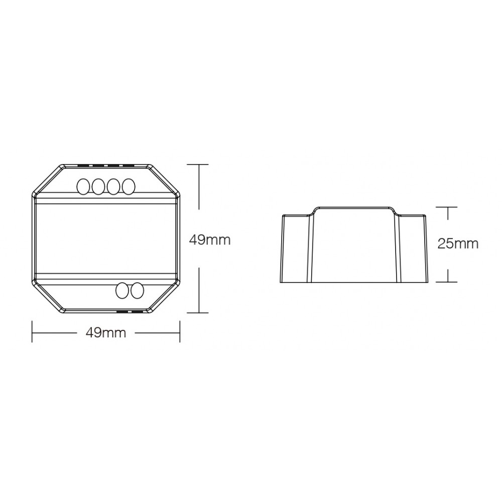 Mi-Light AC Triac RF+Push Dimmer 1.36A 100-240V TRI-C1