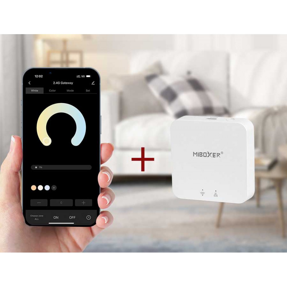 Mi-Light PR2 2 in 1 LED Controller (2.4GHz) Output Max 20A 12-48V