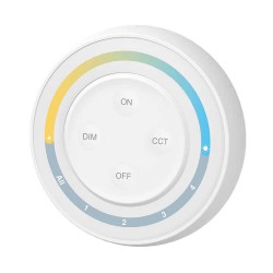 Mi-Light Pilot Round Mono/CCT S1W+ 4-Zone Sunrise Remote Λευκό