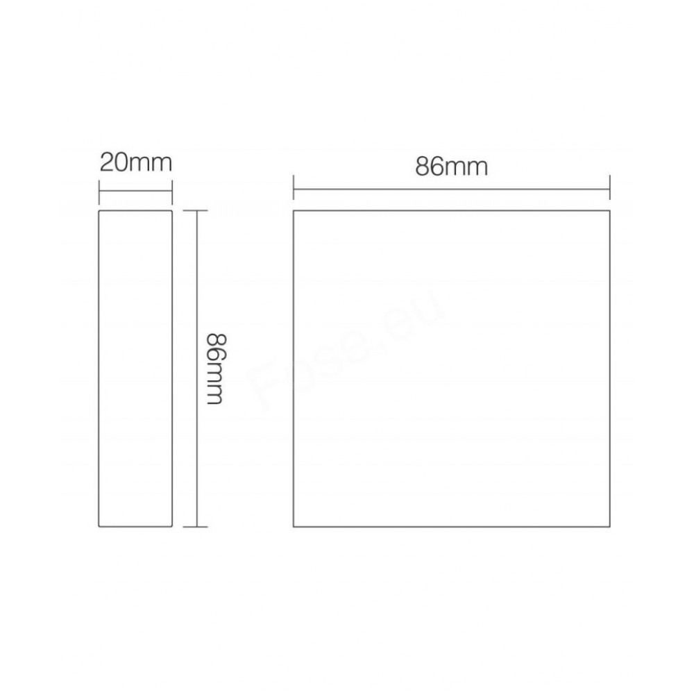 Mi-Light Χειριστήριο τοίχου RGB+CCT B4