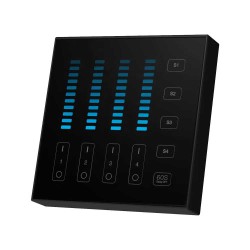 Mi-Light B5 4-Zone Panel Remote (Brightness) Μαύρο