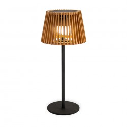 OKINAWA TABLE - Επιτραπέζιο Φωτιστικό Εξωτερικού Χώρου Okinawa Table με Ηλιακή Φόρτιση ø16 Θερμό 3000K - Μπαμπού - New Garden
