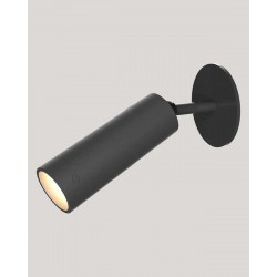 ROLL 4 LED Φωτιστικό Τοίχου Επαναφορτιζόμενο Cordless Round Μαύρο- New Garden