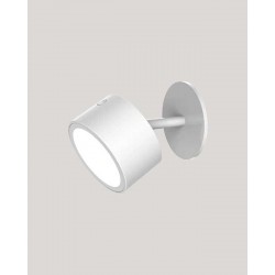 ROLL 8 LED Φωτιστικό Τοίχου Επαναφορτιζόμενο Cordless Round Λευκό- New Garden