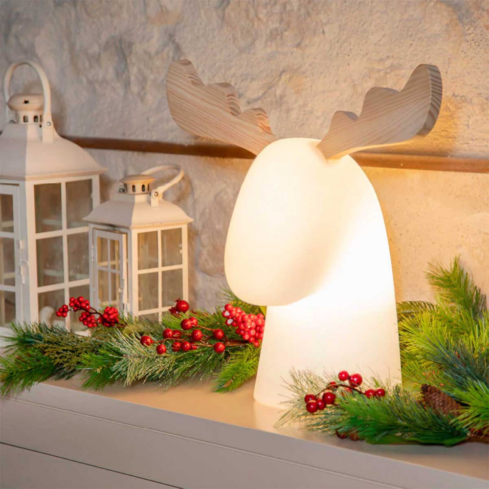 RUDY - Φωτιστικό Χριστουγεννιατικό Τάρανδος Θερμό Λευκό IP20 - New Garden