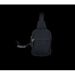 Τσαντάκι ώμου Barbaric black sling bag, 39783-NE