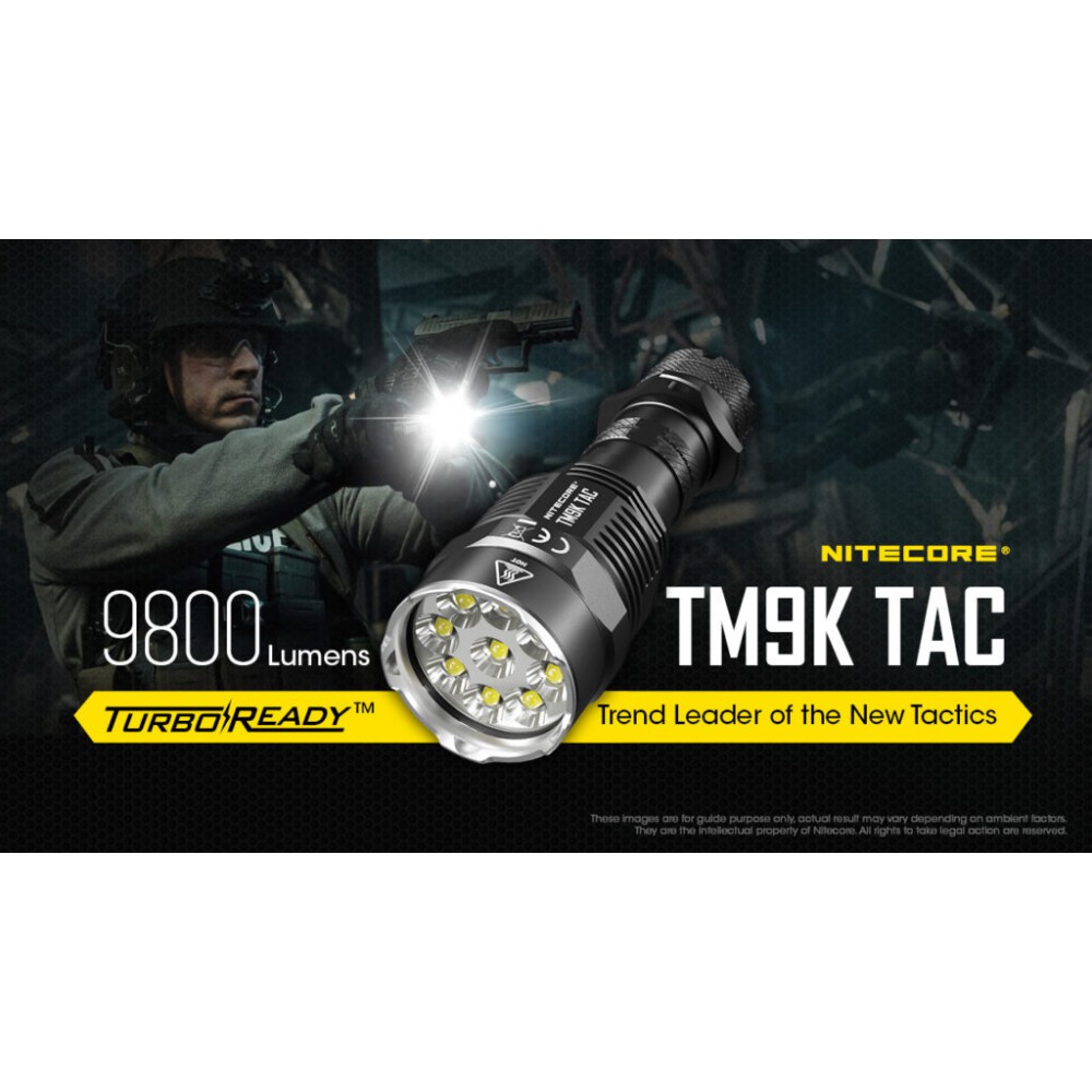 ΦΑΚΟΣ LED NITECORE TM9KTAC, 9800 Lumens