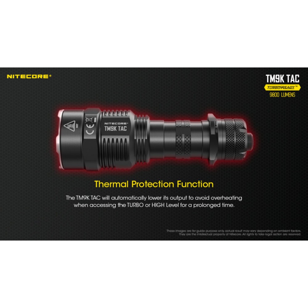 ΦΑΚΟΣ LED NITECORE TM9KTAC, 9800 Lumens