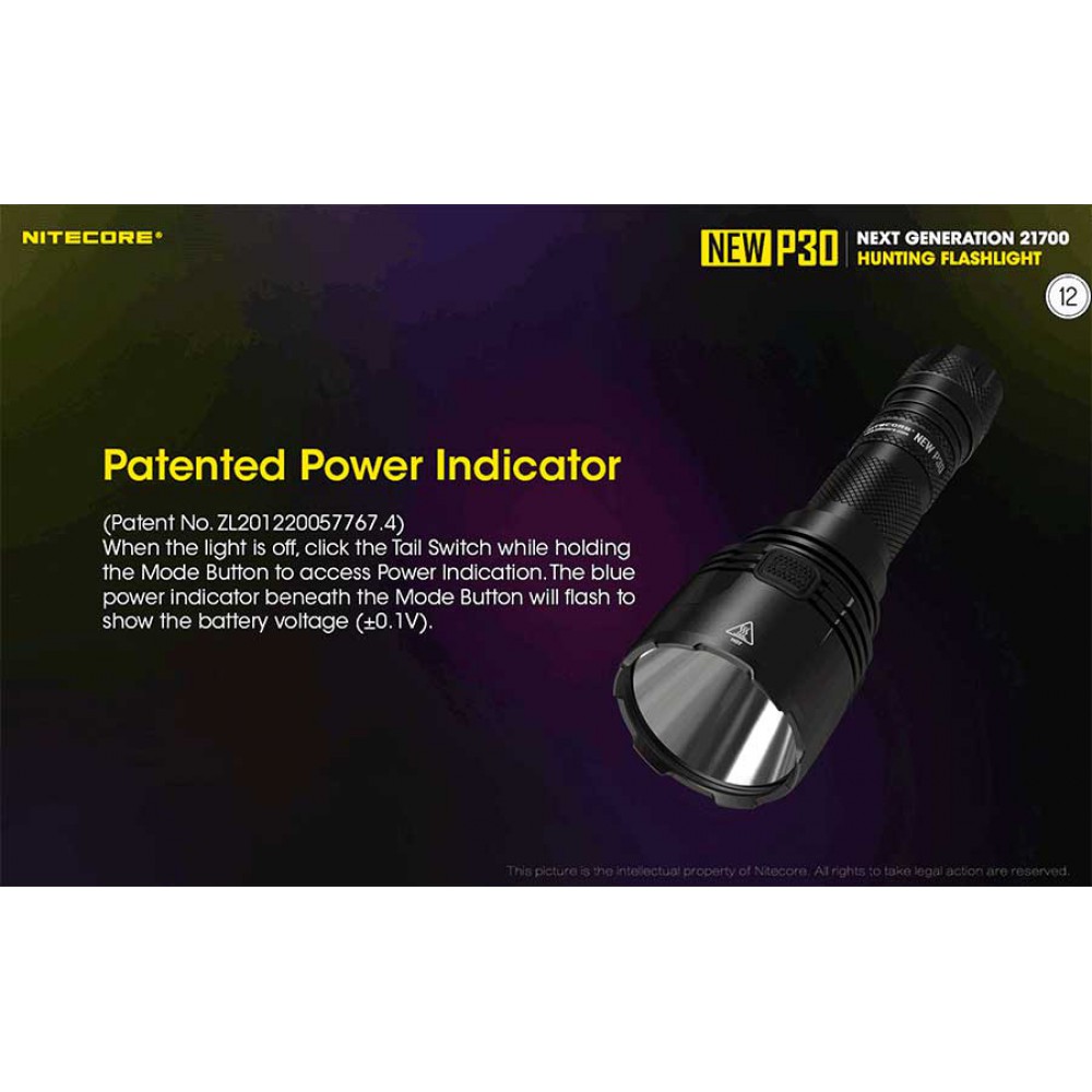 Επαγγελματικός Φακός LED NITECORE PRECISE P30 NEW + 2150R USB-C 