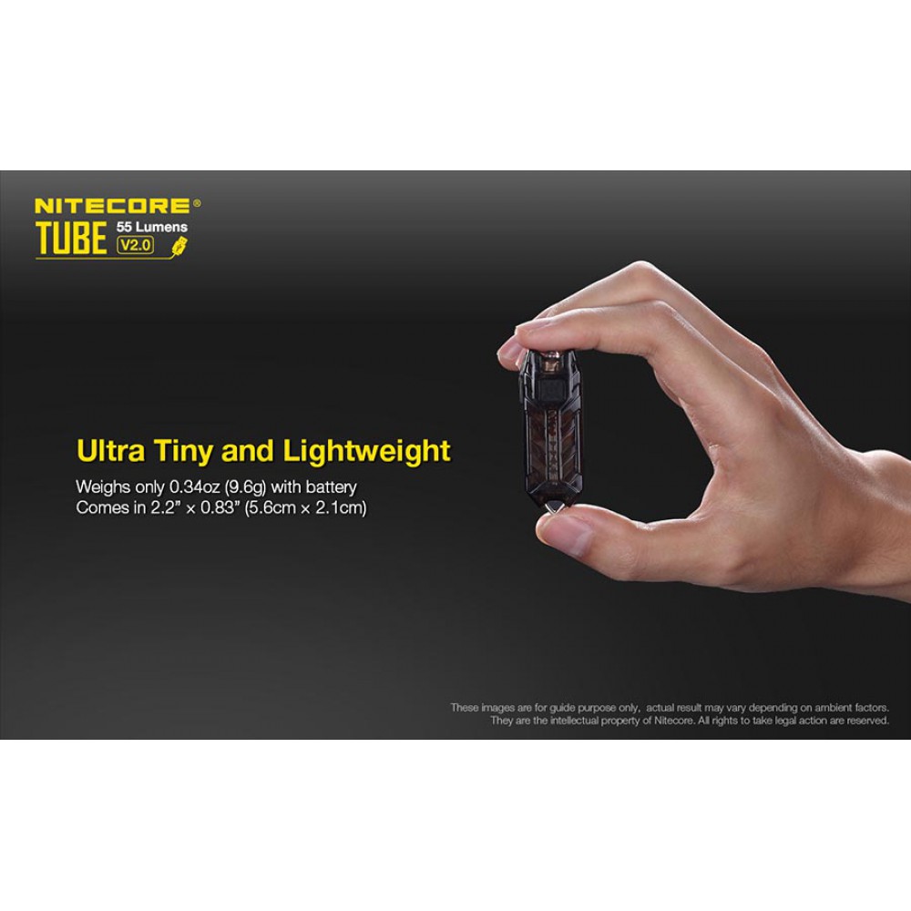 ΦΑΚΟΣ LED NITECORE TUBE, V2.0, 55lumens Σε Διάφορα Χρώματα