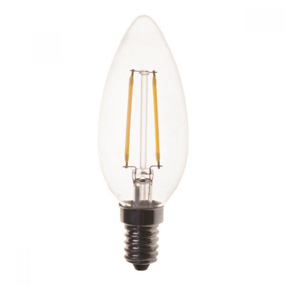 Λάμπα LED MΙΝΙΟΝ FILAMENT 4W E14 220-240V 2ΤΜΧ BLISTER Θερμό Λευκό 2700K Eurolamp