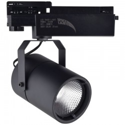 Professional LED Φωτιστικό Ράγας 4-LINE 30W COB KRONOS BLACK / WHITE DIMMABLE & COLOUR CHANGE CRI90 - Space Lights