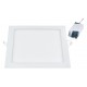 18W LED Slim Panel Χωνευτό Τετράγωνο 225x225 180° Λευκό Space Lights