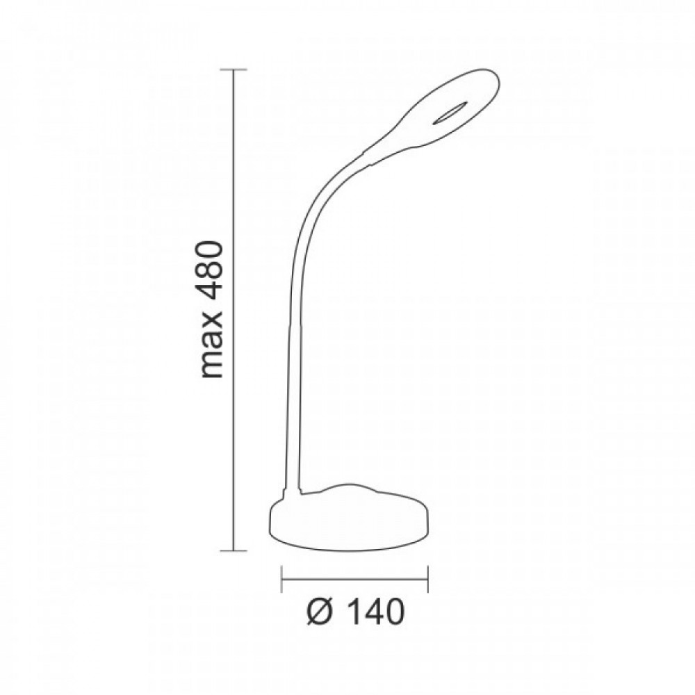 Φωτιστικό LED Γραφείου 5W 4000K / 6000K Dimmable - Spotlight Φωτιστικό LED Γραφείου 5W 4000K / 6000K Dimmable - Spotlight