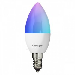 Λαμπτήρας LED E14 SMART WiFi 5.5W RGB - Spotlight