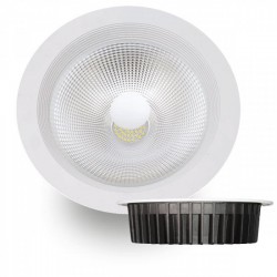 LED Σποτ Χωνευτό Downlight 30W MOB Λευκό Σώμα 4000K SpotLight