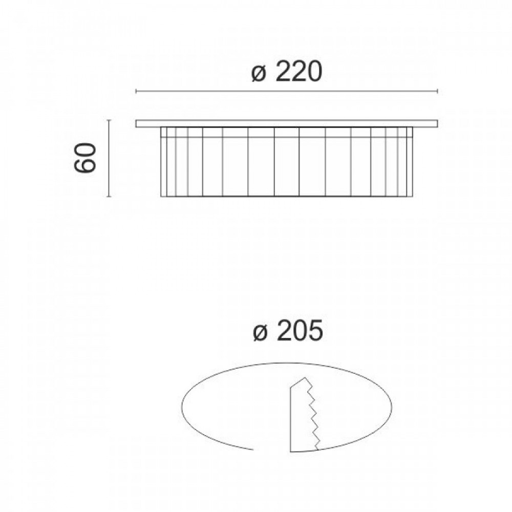 LED Σποτ Χωνευτό Downlight 30W MOB Λευκό Σώμα 3000K SpotLight