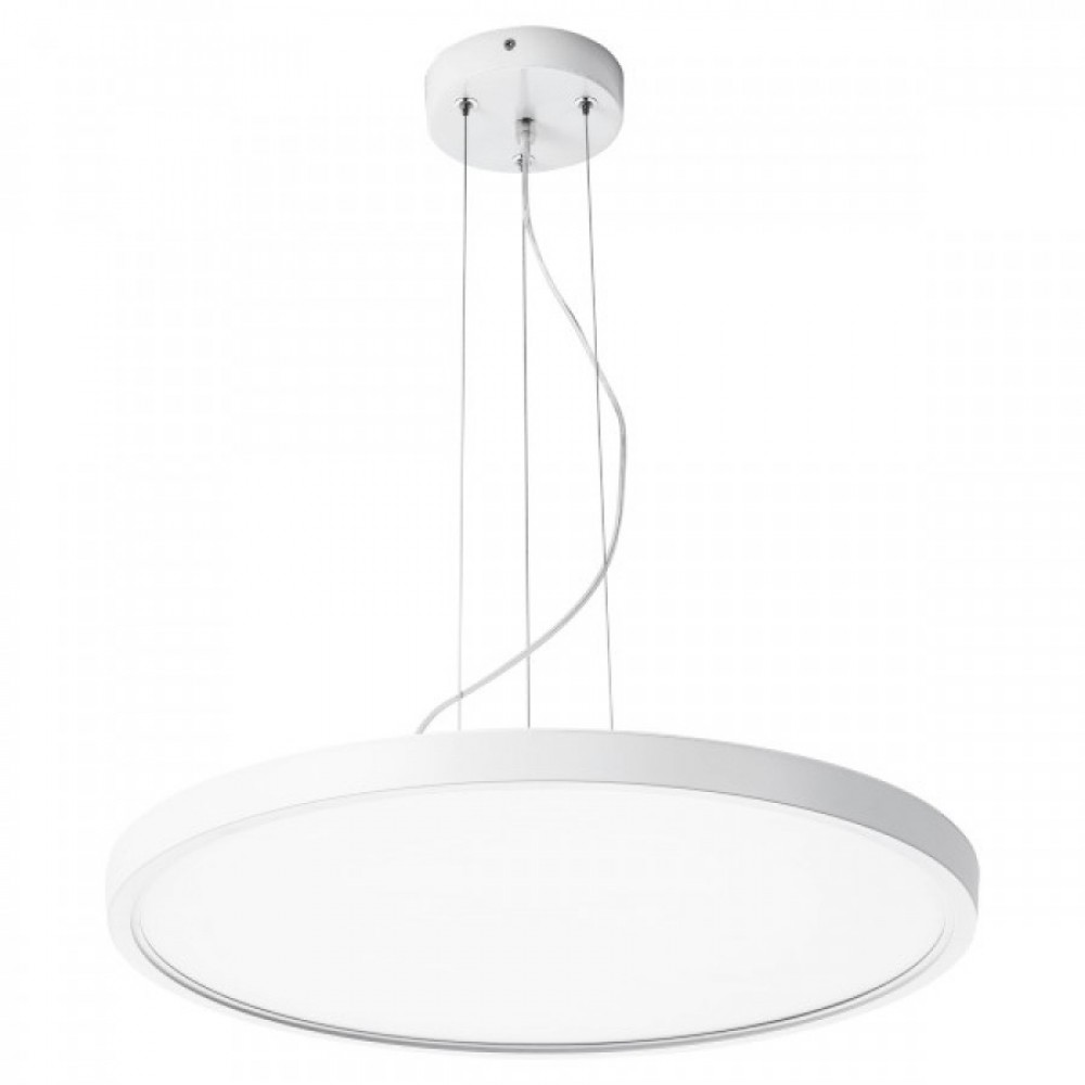 LED Κρεμαστό Φωτιστικό Μεταλλικό Λευκό 50W 4500lm 140° - SpotLight