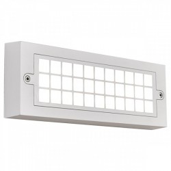 LED Απλίκα Εξωτερικού Χώρου Σε Λευκό Χρώμα Ορθογώνια 6W - Spotlight