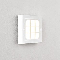 LED Απλίκα Εξωτερικού Χώρου Σε Λευκό Χρώμα Τετράγωνη 6W - Spotlight