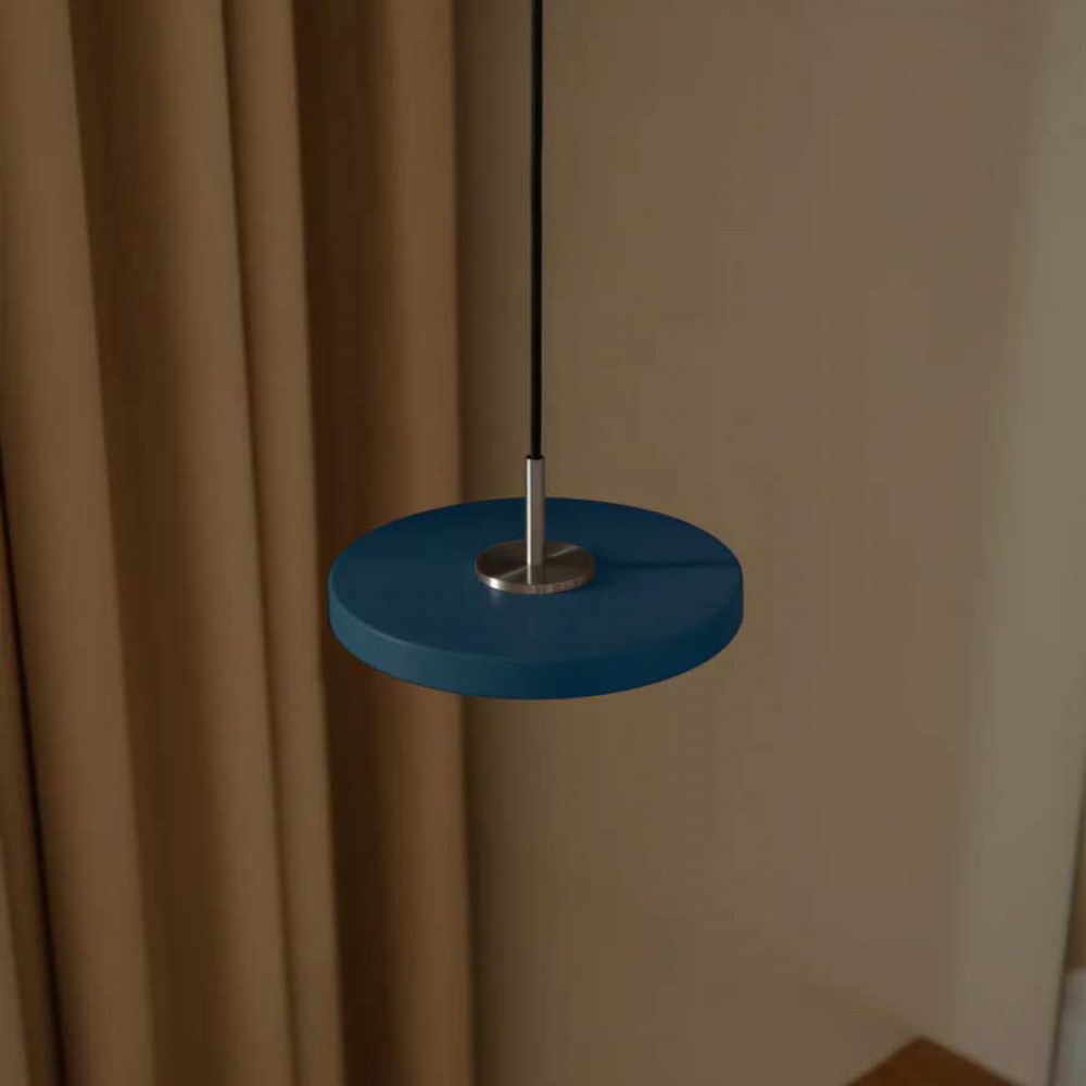 Κρεμαστό Φωτιστικό LED Asteria Micro Petrol Blue 12W Φ15cm Dimmable by UMAGE Κρεμαστό Φωτιστικό LED Asteria Micro Petrol Blue 12W Φ15cm Dimmable by UMAGE