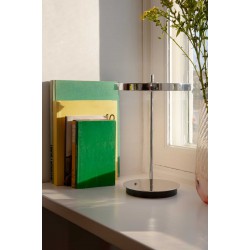 LED Πορτατίφ Μπαταρίας Επαναφορτιζόμενο Asteria Move Dimmable - Polished steel - by UMAGE