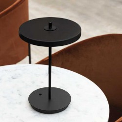 LED Πορτατίφ Μπαταρίας Επαναφορτιζόμενο Asteria Move Dimmable - Black/black stem - by UMAGE