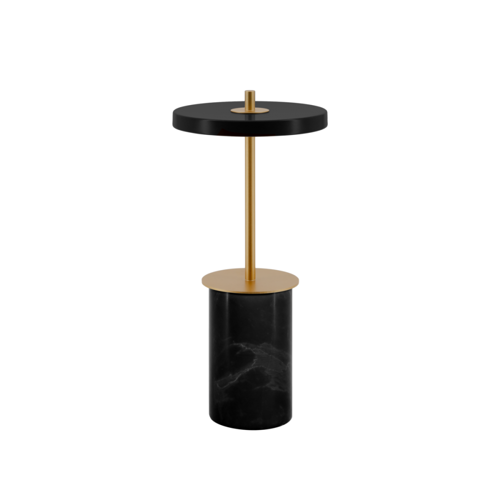 LED Πορτατίφ Portable από Μάρμαρο - Asteria Move Mini Dimmable - Black marble by UMAGE