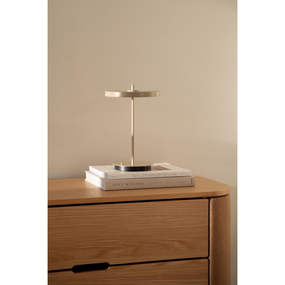 LED Πορτατίφ Μπαταρίας Επαναφορτιζόμενο Asteria Move Dimmable - Clay - by UMAGE