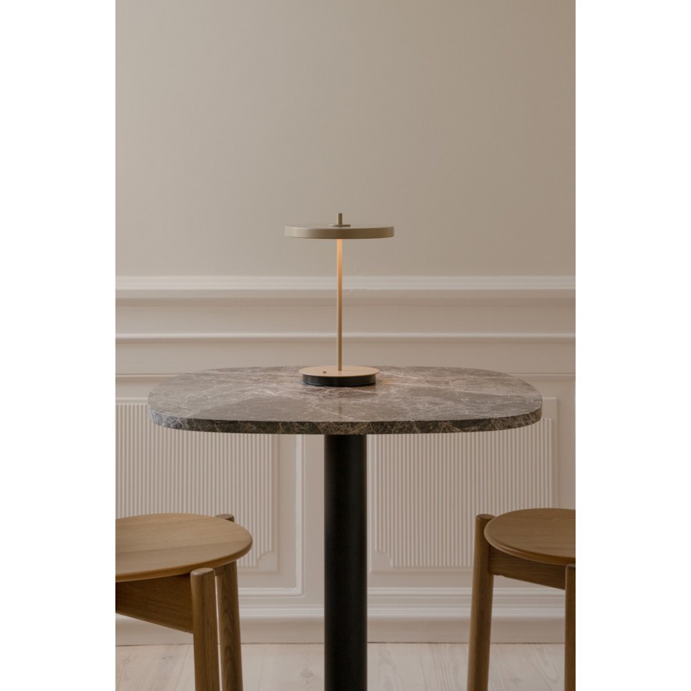 LED Πορτατίφ Μπαταρίας Επαναφορτιζόμενο Asteria Move Dimmable - Clay - by UMAGE