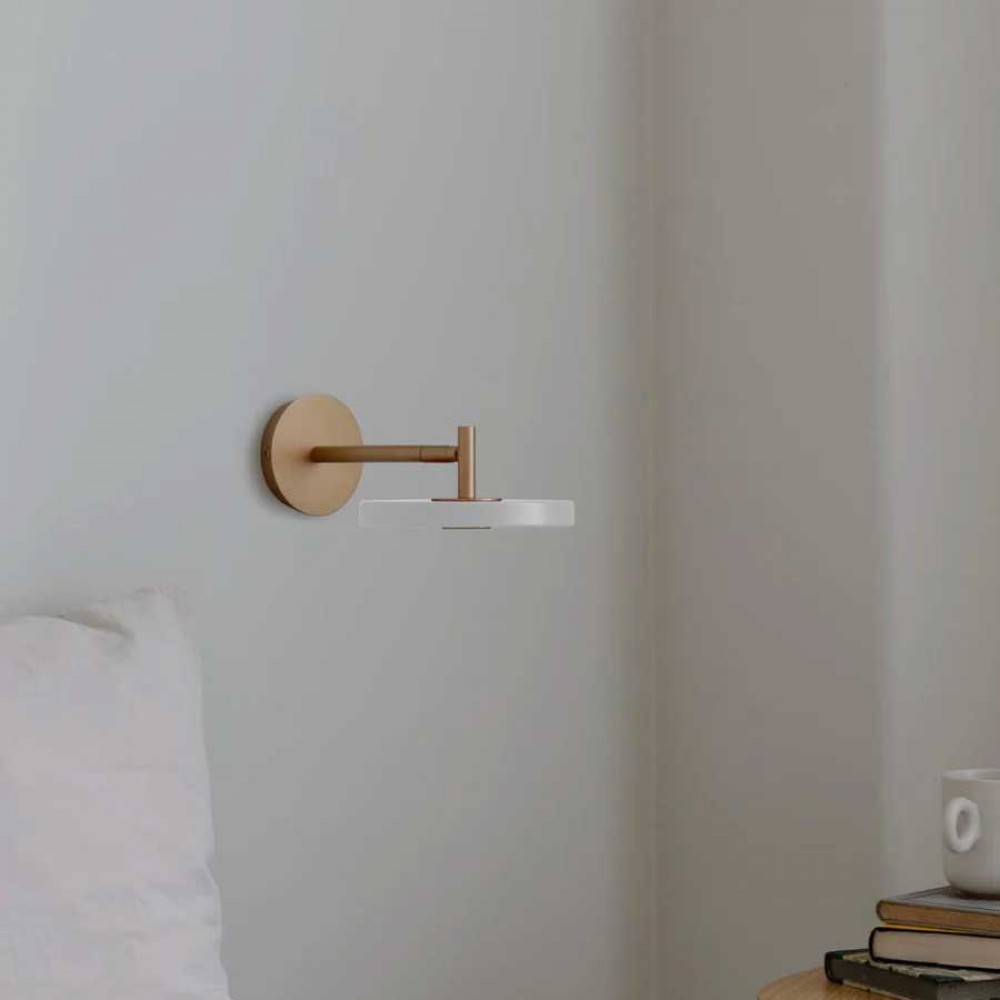 LED Φωτιστικό Τοίχου 12W 2700K CRI91 Asteria Short - Pearl White - UMAGE