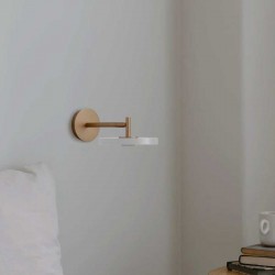 LED Φωτιστικό Τοίχου 12W 2700K CRI91 Asteria Short - Pearl White - UMAGE