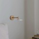 LED Φωτιστικό Τοίχου 12W 2700K CRI91 Asteria Short - Pearl White - UMAGE