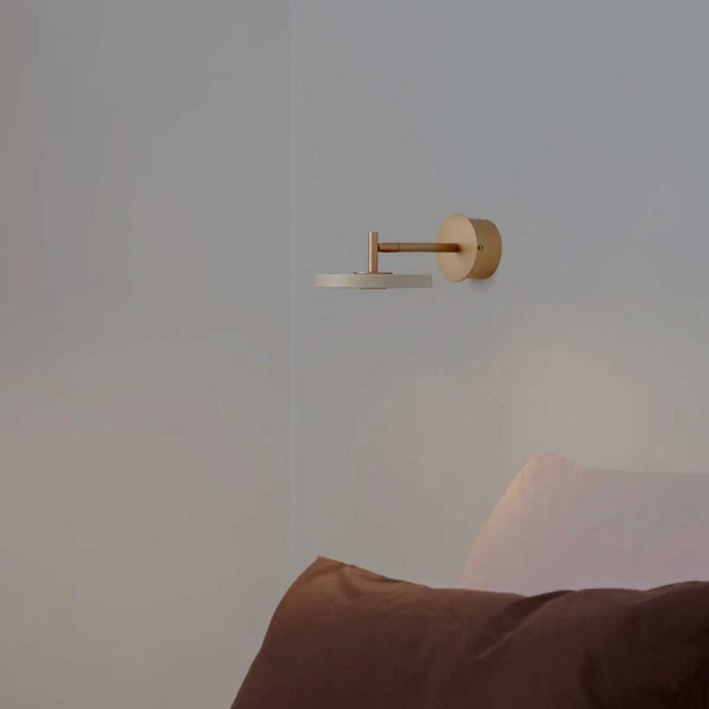 LED Φωτιστικό Τοίχου 12W 2700K CRI91 Asteria Short - Pearl White - UMAGE