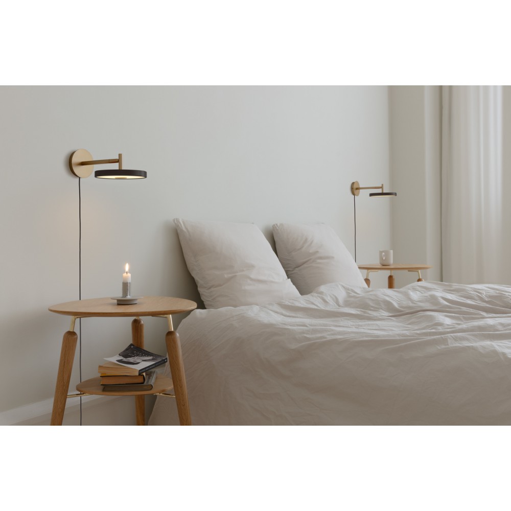 LED Φωτιστικό Τοίχου 12W 2700K CRI91 Asteria Short - Black - UMAGE