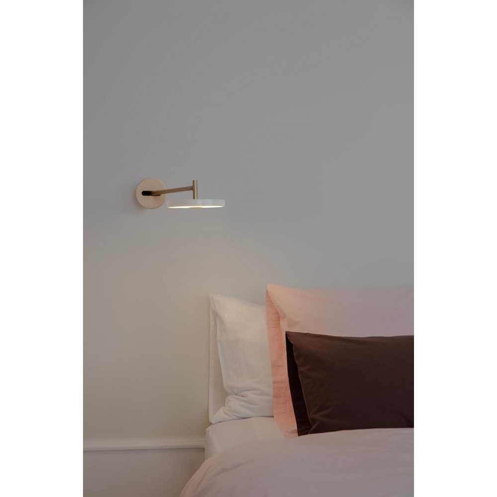 LED Φωτιστικό Τοίχου 12W 2700K CRI91 Asteria Wall Long - Pearl White - UMAGE
