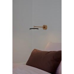 LED Φωτιστικό Τοίχου 12W 2700K CRI91 Asteria Wall Long - Black - UMAGE