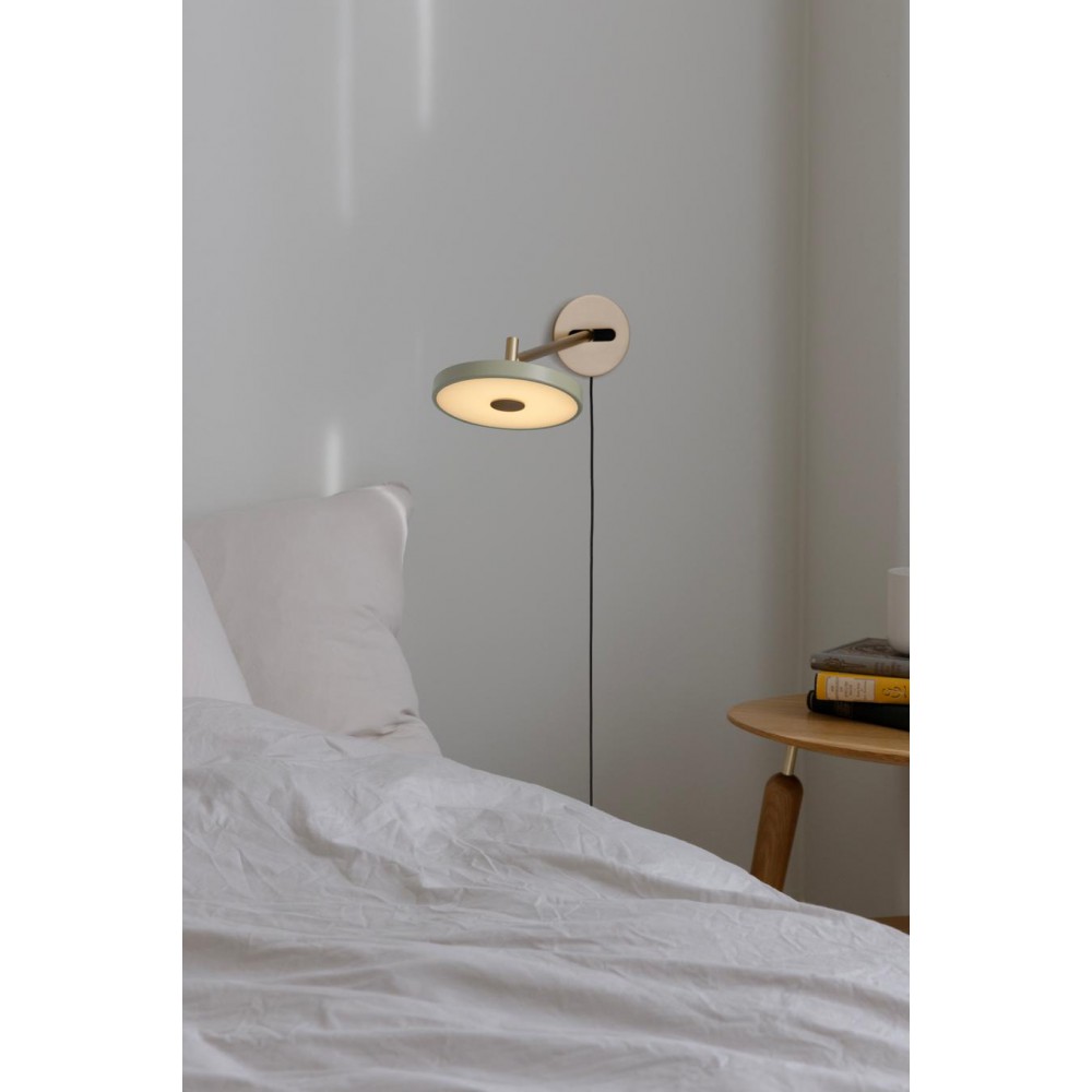 LED Φωτιστικό Τοίχου 12W 2700K CRI91 Asteria Wall Long - Nuance Olive - UMAGE
