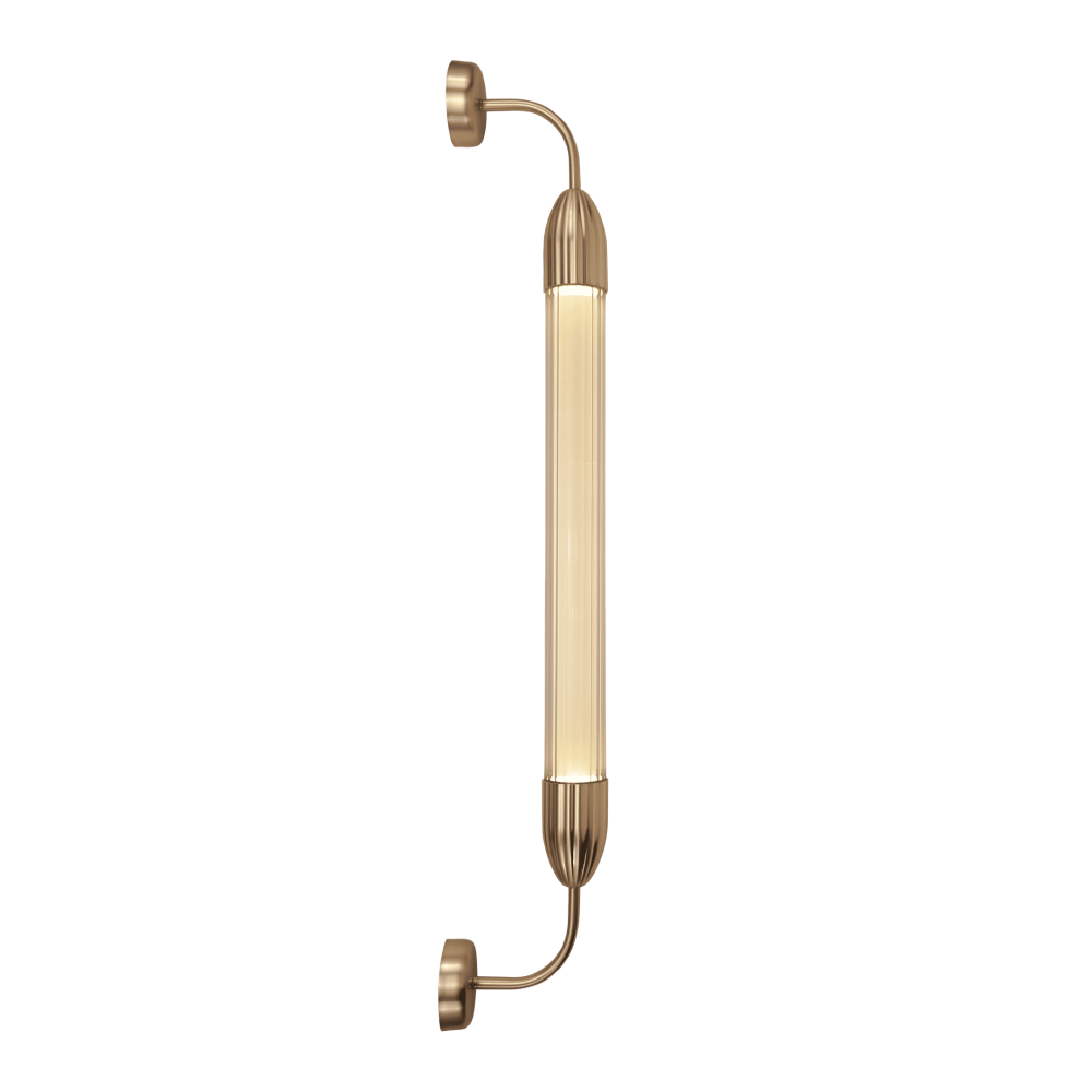 Φωτιστικό Τοίχου 1xGU10 Lemon Squeeze long single - Plated brass - by UMAGE