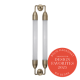 Φωτιστικό Τοίχου 2xGU10 Lemon Squeeze long double - Plated brass - by UMAGE