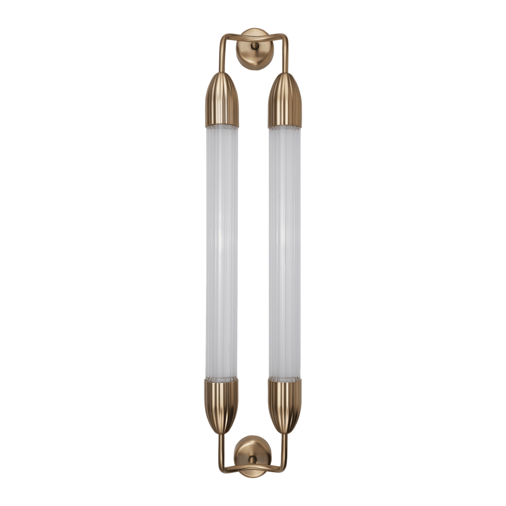 Φωτιστικό Τοίχου 2xGU10 Lemon Squeeze long double - Polished steel - by UMAGE
