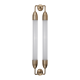 Φωτιστικό Τοίχου 2xGU10 Lemon Squeeze long double - Polished steel - by UMAGE