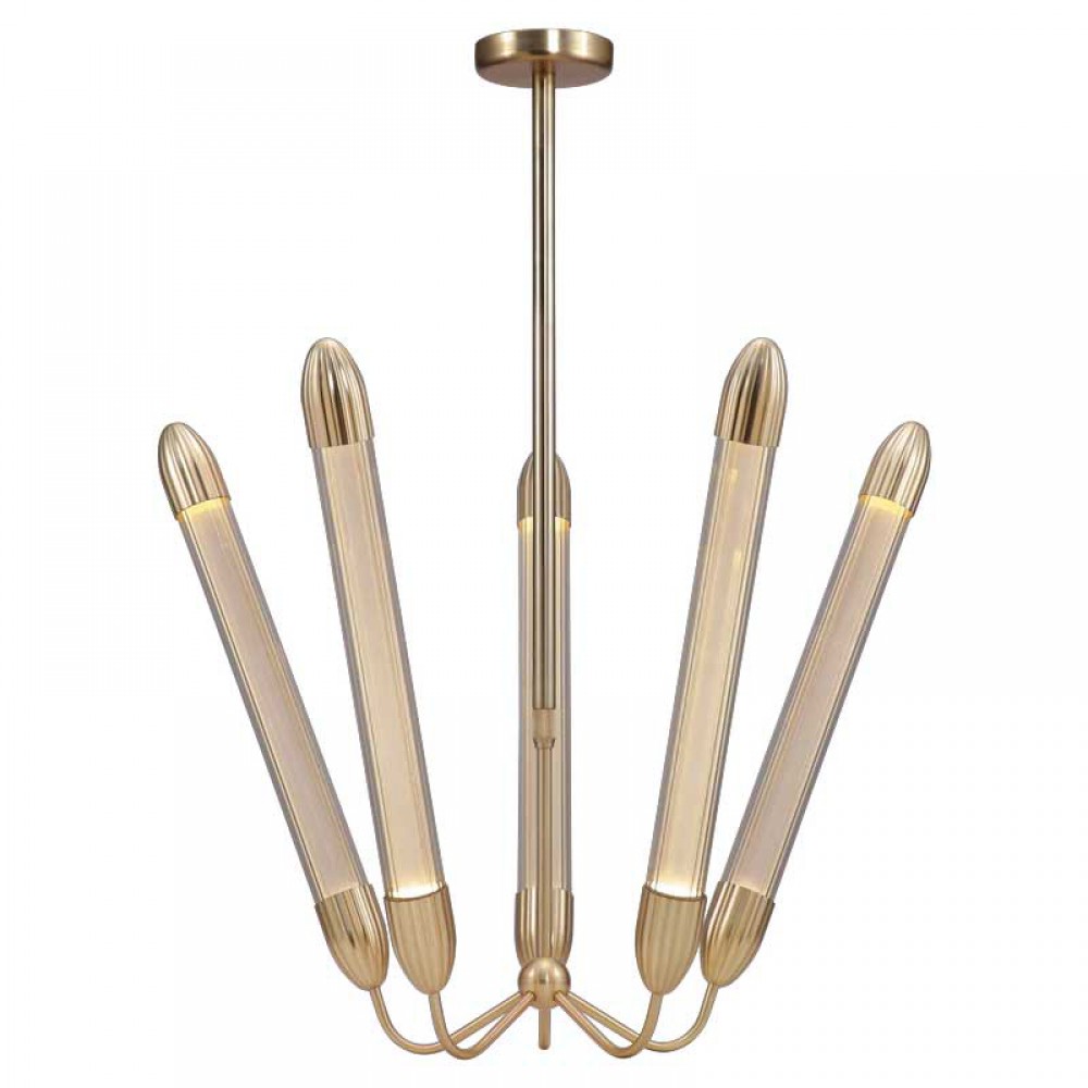 Φωτιστικό Οροφής 5xGU10 Lemon Squeeze Long - Plated brass - by UMAGE