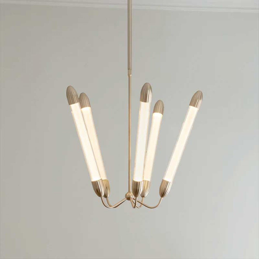 Φωτιστικό Οροφής 5xGU10 Lemon Squeeze Long - Plated brass - by UMAGE