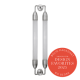 Φωτιστικό Τοίχου 2xGU10 Lemon Squeeze long double - Polished steel - by UMAGE